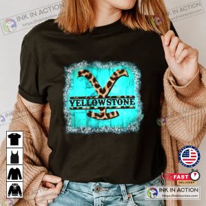 Yellowstone Turquoise Screen Print Leopard Print 3