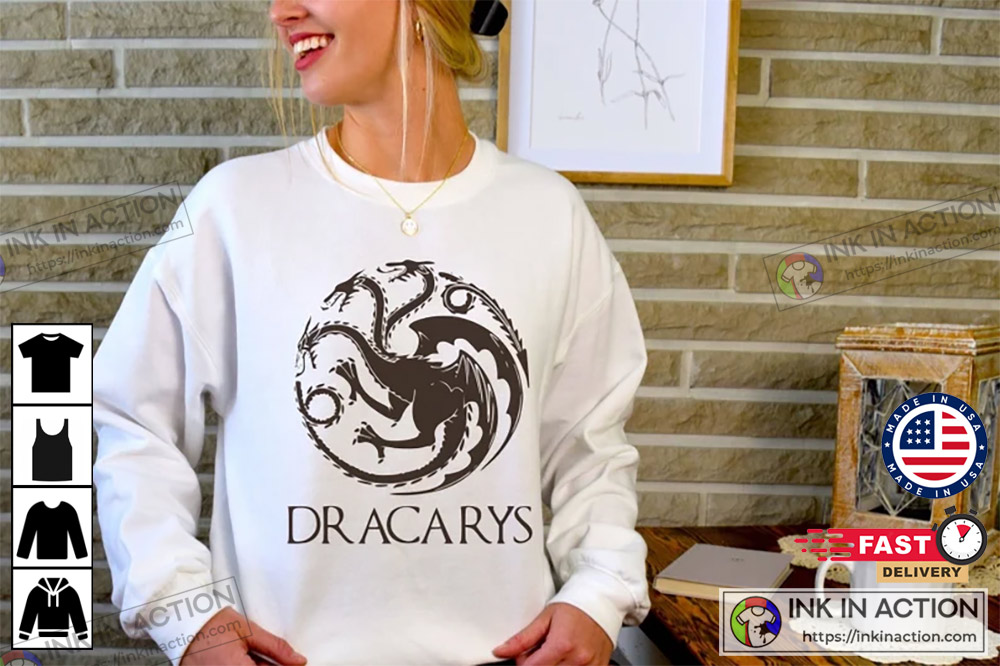 Dracarys GOT House of Dragon Sweater Fire And Blood Daenerys