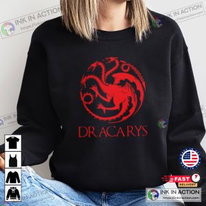 dracarys got House of Dragon Sweater Fire And Blood daenerys targaryen dragons Sweatshirt GOT Fan Gift Idea 1