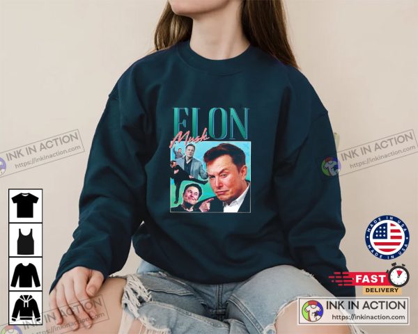 SpaceX Owner Elon Musk Homage Funny Meme Legend Vintage T-Shirt