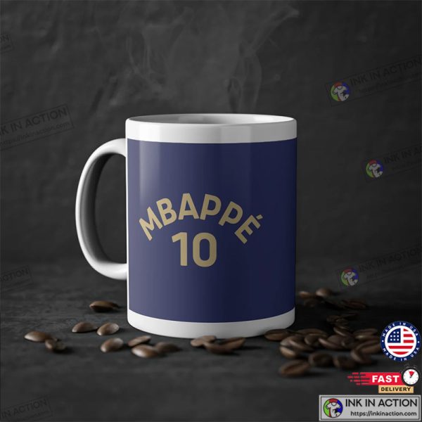 Kylian Mbappe France Football World Cup 2022 Coffee Cup