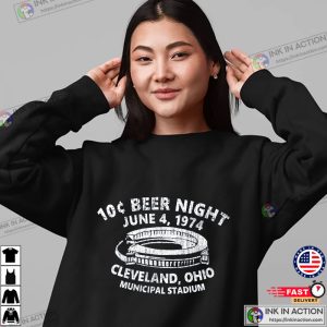 10 Cent Beer Night 1974 Cleveland Indians Municipal Stadium Vintage Style Shirt 2