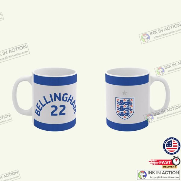 Jude Bellingham England Coffee Mug England World Cup 2022 Coffee Cup