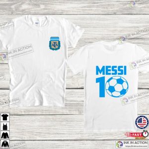 2022 World Cup Argentina Messi Soccer Shirt