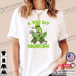 A Wee Bit High Rish, Funny St Patrick’s Day T-Shirt