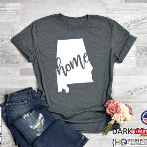 Alabama Home Shirt Unisex Fit Tee State Pride Alabama State T shirt Graphic Tee Sweet Home Alabama 3