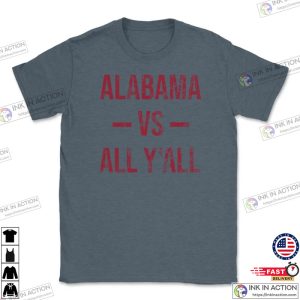 Alabama Vs All Y’All Vintage Sports Fan T-Shirt