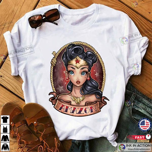 Amazon Super Woman shirt, Wonder Woman T-shirt