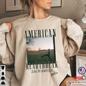 American Heartbreak Album Cover Sweatshirt Zach Bryan Sweatshirt 1