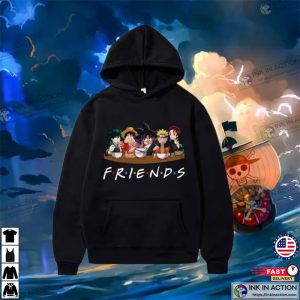 Anime Strawhat Anime Lover Gifts Anime Friends Hoodie