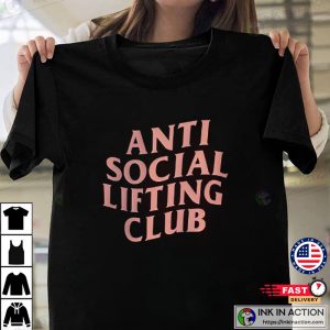 Anti Social Lifting Club Pump Cover Gym T-shirt