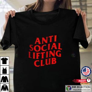 Anti Social Lifting Club Pump Cover Gym T-shirt