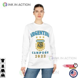 Argentina Campeon 2022 Argentina Champion Shirt Remera de Argentina 2