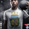 Argentina World Cup Winners 2022 Messi Jersey Argentina Champions Messi Soccer Tee