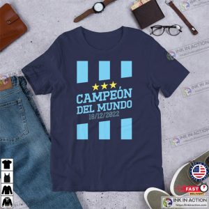Argentina World Cup Winners 2022 Football T-shirt