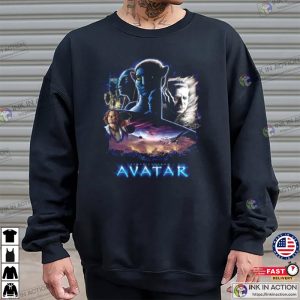 Avatar 2 Poster Sweatshirt Avatar Pandora At Night MovieThe Way Of Water Sweatshirt 1