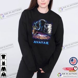 Avatar 2 Poster Sweatshirt Avatar Pandora At Night MovieThe Way Of Water Sweatshirt 2