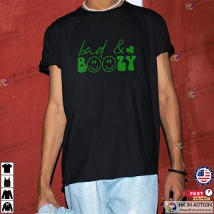 Bad And Boozy Smiley Face, St Patrick’s Day Unisex T-Shirt