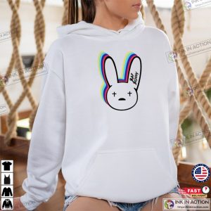 Bad Bunny Print Tee Bad Bunny Short Sleeve Shirt Funny Bad Bunny Shirt