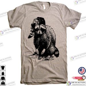 Bad Raccoon T-Shirt, Animal Shirt