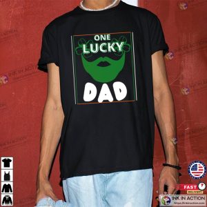 Beard One Lucky Dad St Patrick Day T shirt 1