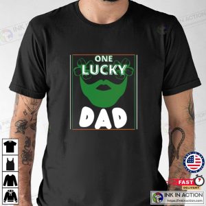Beard One Lucky Dad St Patrick Day T shirt 2