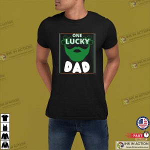 Beard One Lucky Dad St Patrick Day T shirt 4