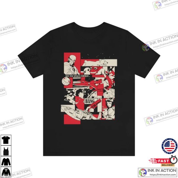 Bebop Montage, Unisex Shirt for Anime Lovers