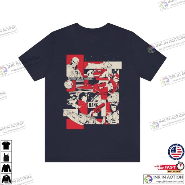 Bebop Montage, Unisex Shirt for Anime Lovers