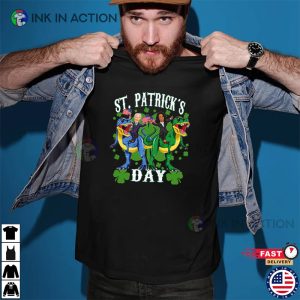 Biden Harris T Rex St Patricks Day Unisex T Shirt 3