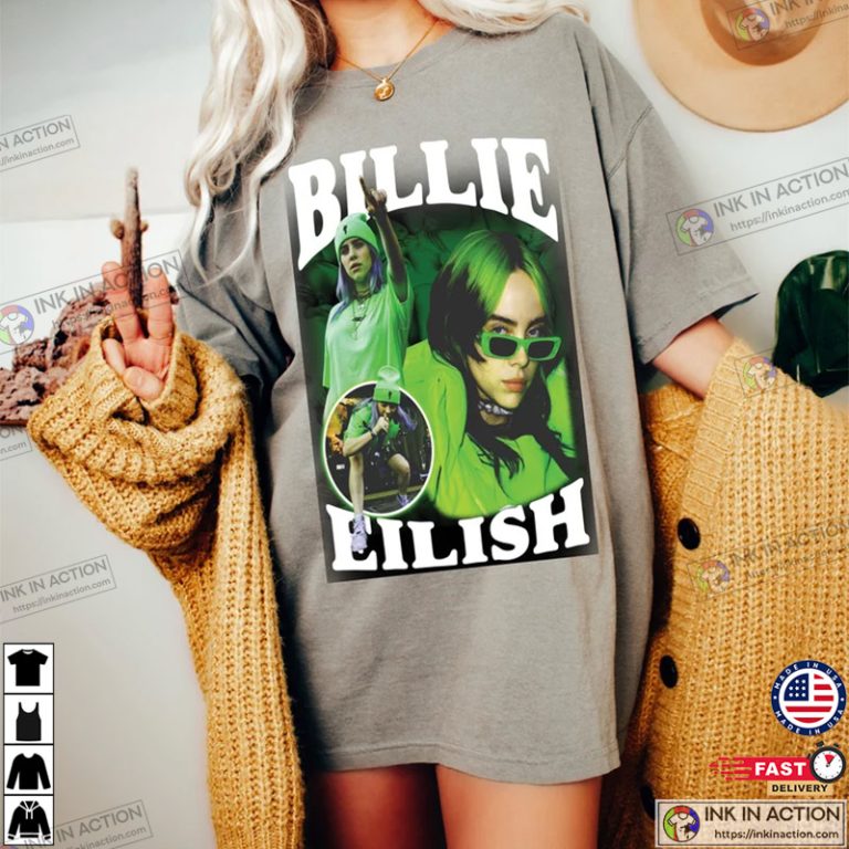 Billie Eilish Vintage Retro Bootleg Shirt - Ink In Action