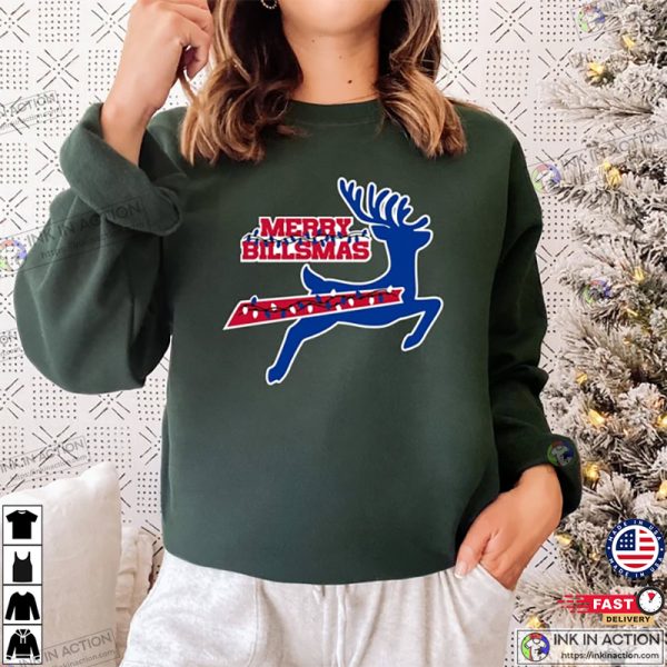 Buffalo Bills Reindeer NY American Football Team Christmas Sweatshirt