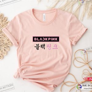 Black Pink Shirt For Fan Blackpink In Your Area Shirt Black Pink Kpop Shirt Blackpink Logo Shirt 3