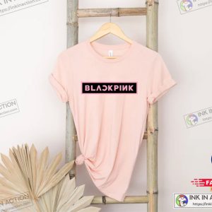Blackpink Shirt Black Pink Shirt For Fan Blackpink In Your Area Shirt Black Pink Kpop Shirt Blackpink Logo Shirt 1