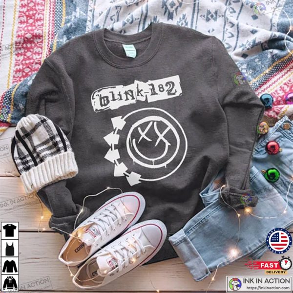 Blink 182 Rock Band Blinks Tour 2022 Graphic Sweatshirt