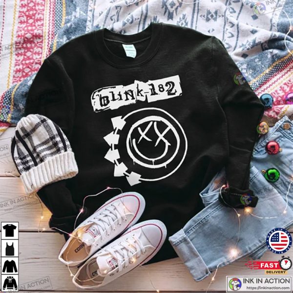 Blink 182 Rock Band Blinks Tour 2022 Graphic Sweatshirt