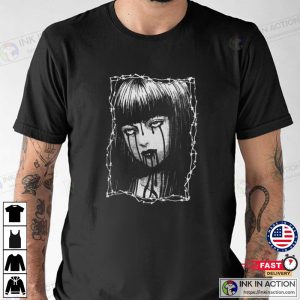 Bloody Tears Barbwired Short Sleeve Unisex T Shirt 1