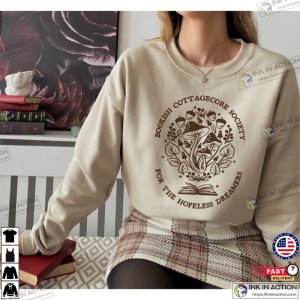 Bookish Cottagecore Sweater Mushroom Sweatshirt Boho Clothes 6