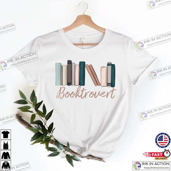 Booktrovert Shirt, Reader Gifts Shirt