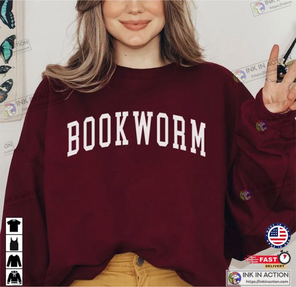 Bookworm, Teacher Book Shirt, Book Lover Gift