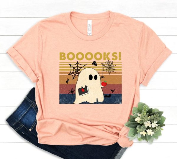 Booooks Tee, Halloween Shirt, Between The Pages T-Shirt