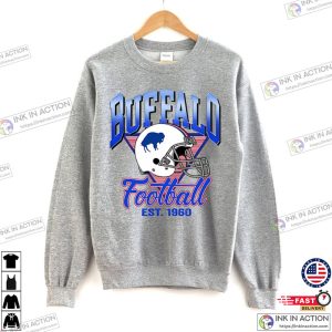 Buffalo Football Crewneck Sweatshirt Vintage Style Buffalo Football Sweatshirt 2
