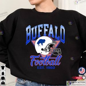 Buffalo Football Crewneck Sweatshirt Vintage Style Buffalo Football Sweatshirt 3
