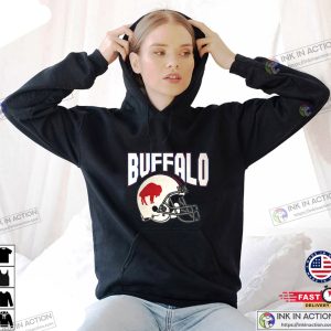 Buffalo Football Helmet Unisex Sweatshirt Buffalo Sports Retro Shirt