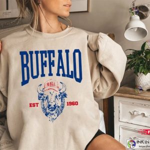Buffalo Football Sweatshirt Buffalo Game Day Sweatshirt American Football Bill Shirt 4