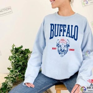 Buffalo Football Sweatshirt Buffalo Game Day Sweatshirt American Football Bill Shirt v2