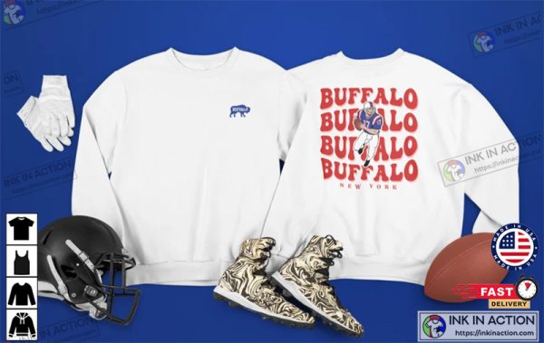 Buffalo Football Vintage Style Buffalo Football Shirt