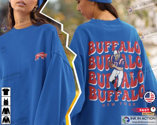 Buffalo Football Vintage Style Buffalo Football Shirt