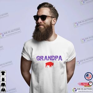 Buffalo Grandpa Sweatshirt Buffalo Gift For Grandpa