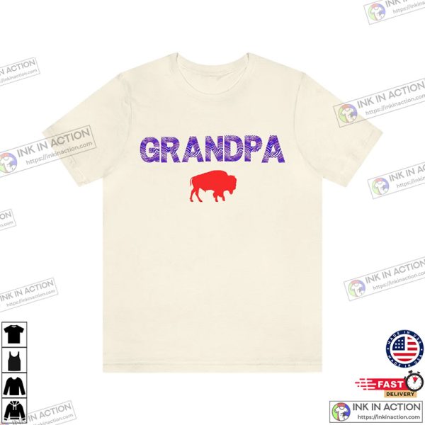 Buffalo Grandpa Sweatshirt Buffalo Gift For Grandpa